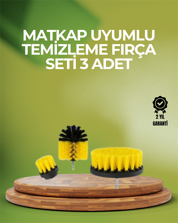 Banyo Mutfak Jant ve Fayans Temizliği İçin Uygun Matkap Başlığı