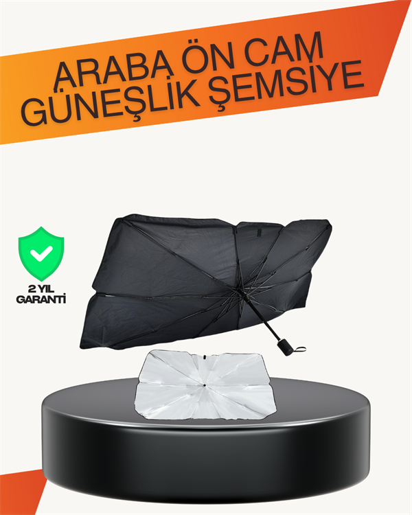 Kalın Kumaşlı Ön Cam Güneşliği – Solmaz Deforme Olmaz Uzun Ömürlü