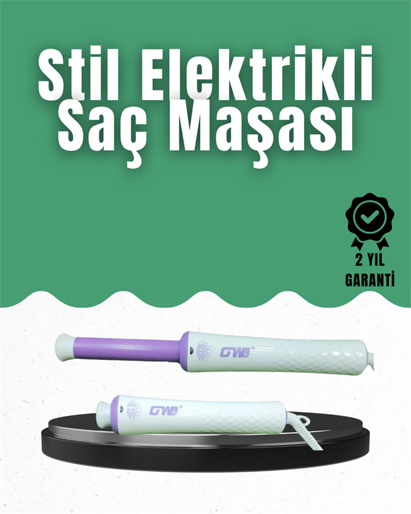 GW Taşınabilir Saç Maşası – 360° Döner Kablo Negatif İyonlu Seramik Teknoloji