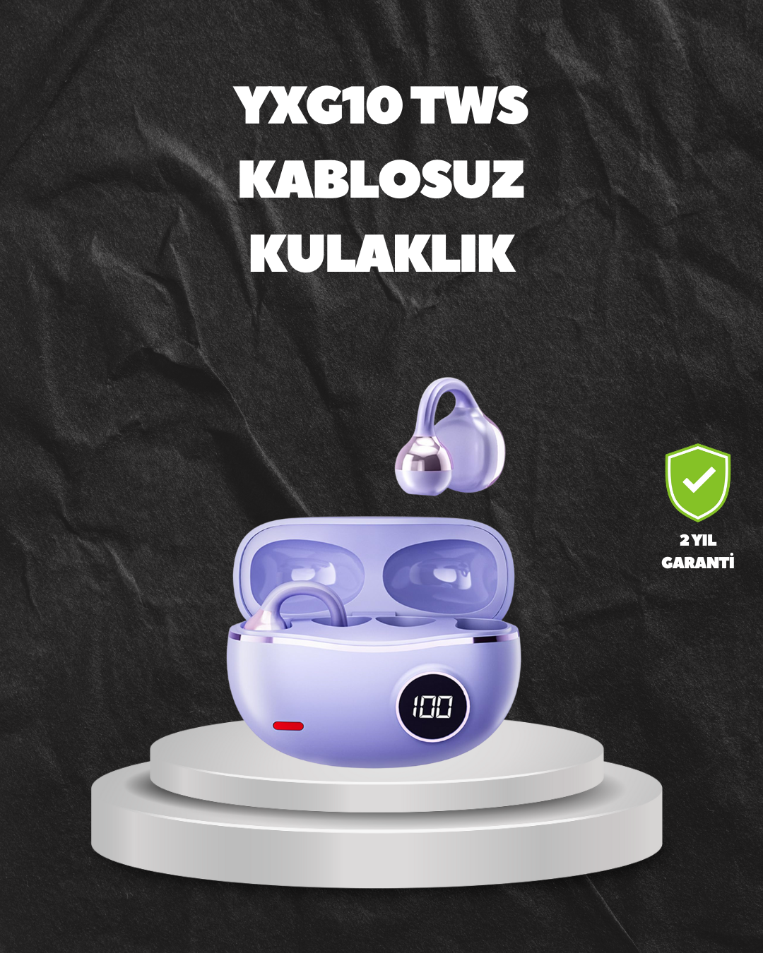 YXG10 TWS Kablosuz Kulak İçi – Elmacık Kemiği İletimli Şık ve Hafif