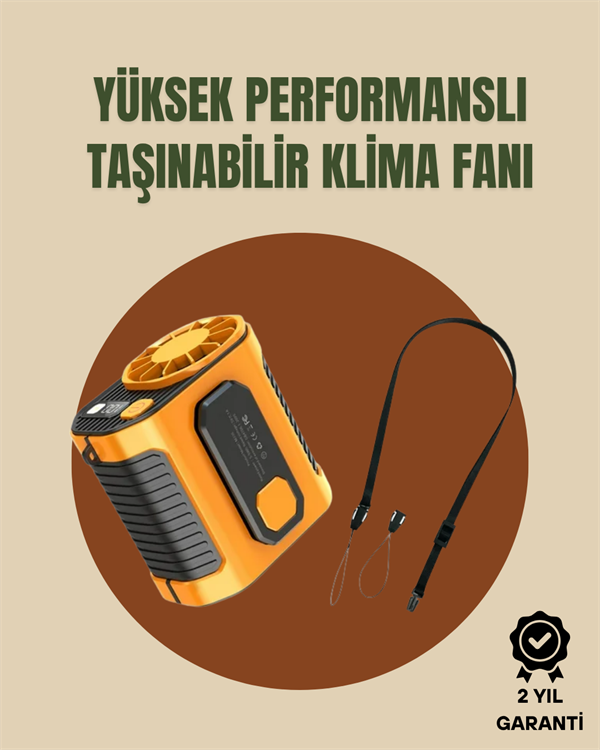 Taşınabilir USB Şarjlı Turbo Fan – 3 Modlu Soğutma Hafif & Kompakt