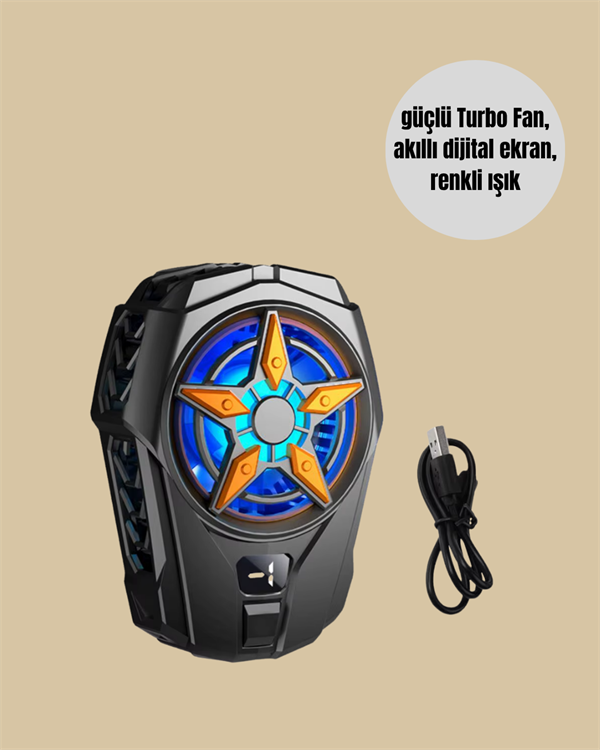 sessiz ama güçlü fan sistemi sayesinde telefonunuzu etkili bir şekilde serin tutar. Titreşimsiz çalışma özelliği ile konforlu bir kullanım sağlar.Oyun sırasında donma