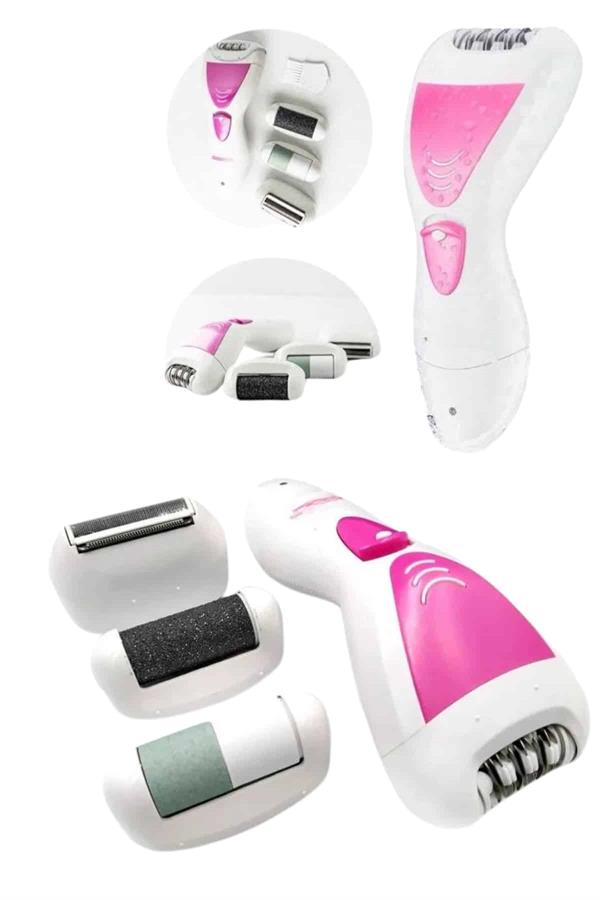 kişisel bakımda pratikliği ve çok yönlülüğü bir arada sunar. Dört farklı başlıkla birlikte gelen bu set; tüy alma