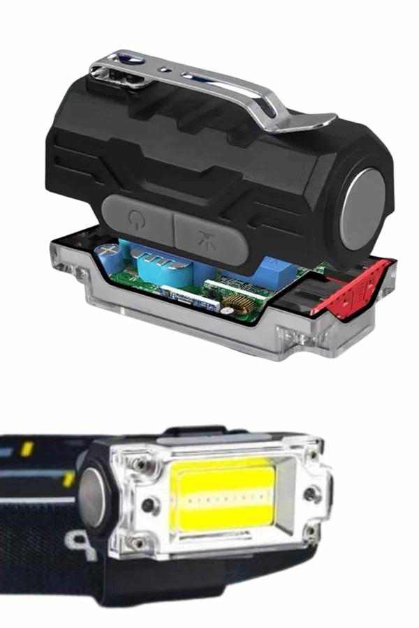 balıkçılıktan tamirat işlerine kadar her alanda size eşlik edecek bu şarjlı ve sensörlü LED kafa lambası; üstün performansı