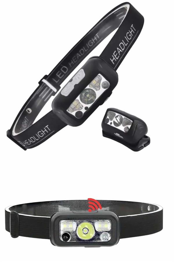 Ayarlanabilir Kafa Lambası Type-C Şarjlı Kompakt Kamp Lambası