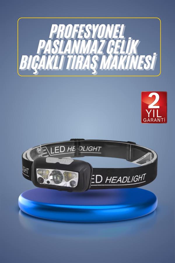 Zorlu koşullarda maksimum görüş ve kullanım konforu sunan bu çok işlevli LED kafa lambası