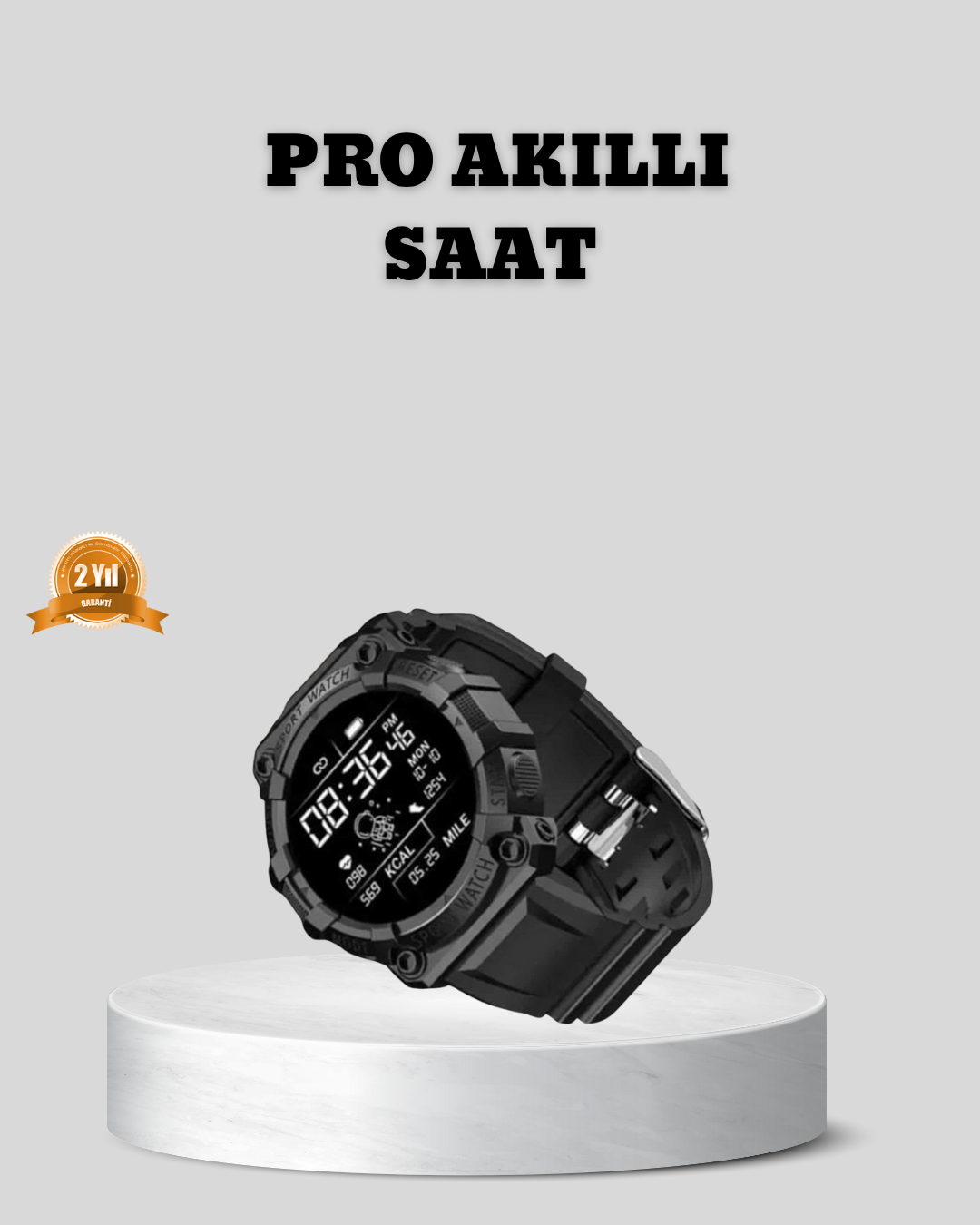 Yeni Nesil Akıllı Saat – Nabız Ölçer Uyku Takip Bluetooth Uyumlu Şık Tasarım