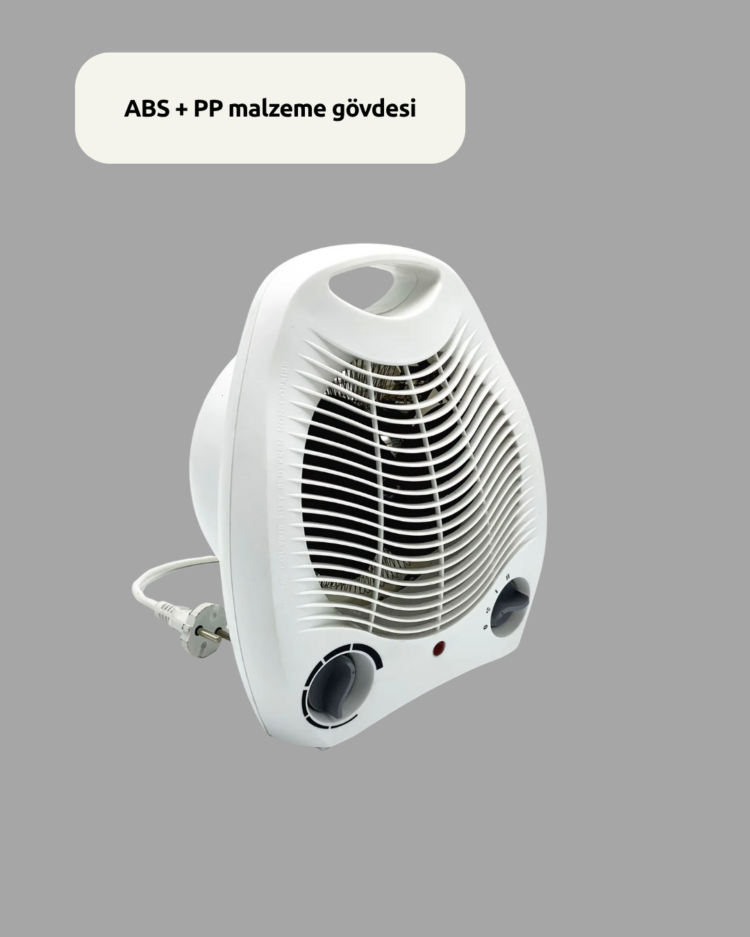 ofisinizi veya çalışma alanınızı saniyeler içinde ısıtın! 2000W fanlı elektrikli ısıtıcı