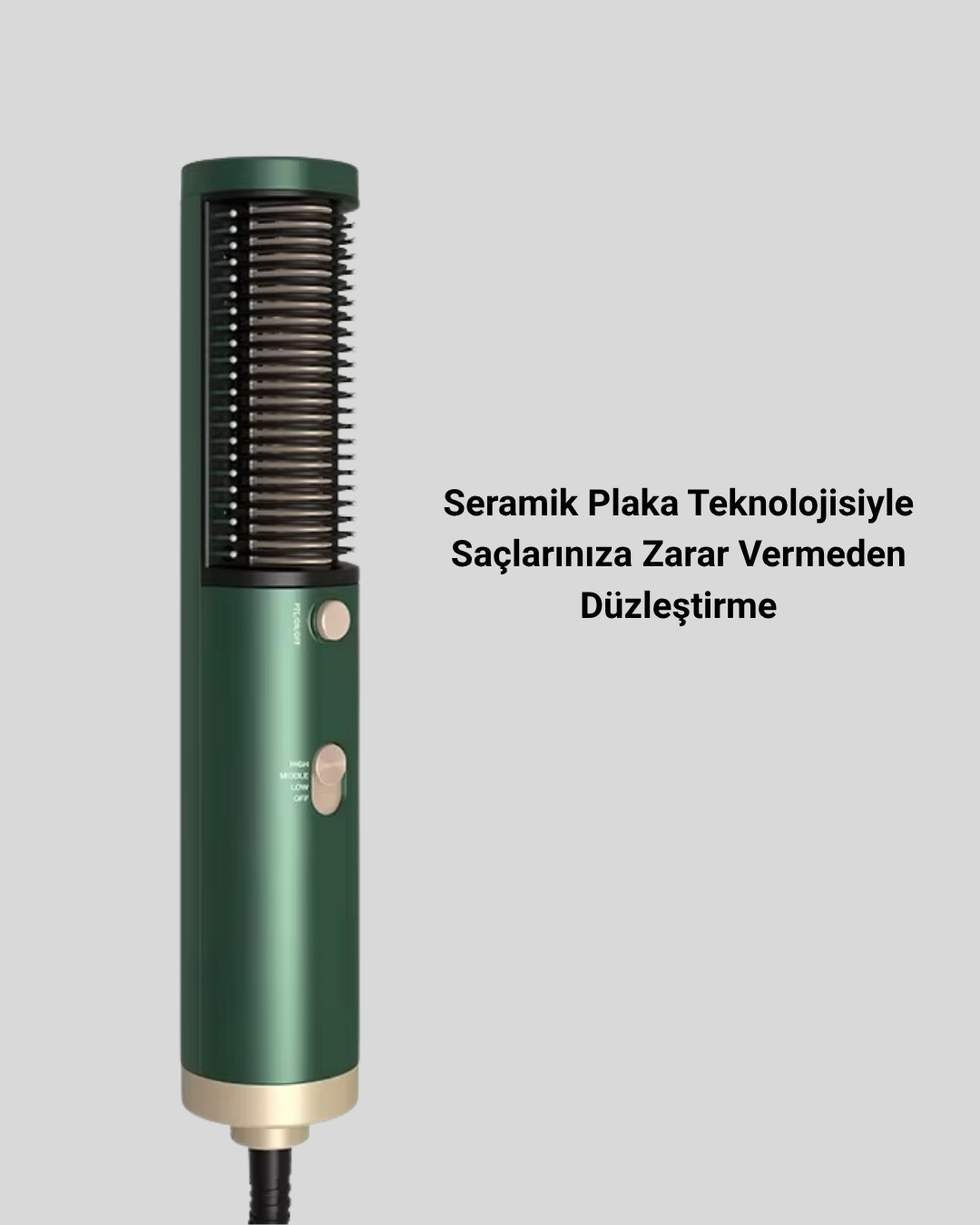 Seramik plaka teknolojisiyle tasarlanan bu düzleştirici