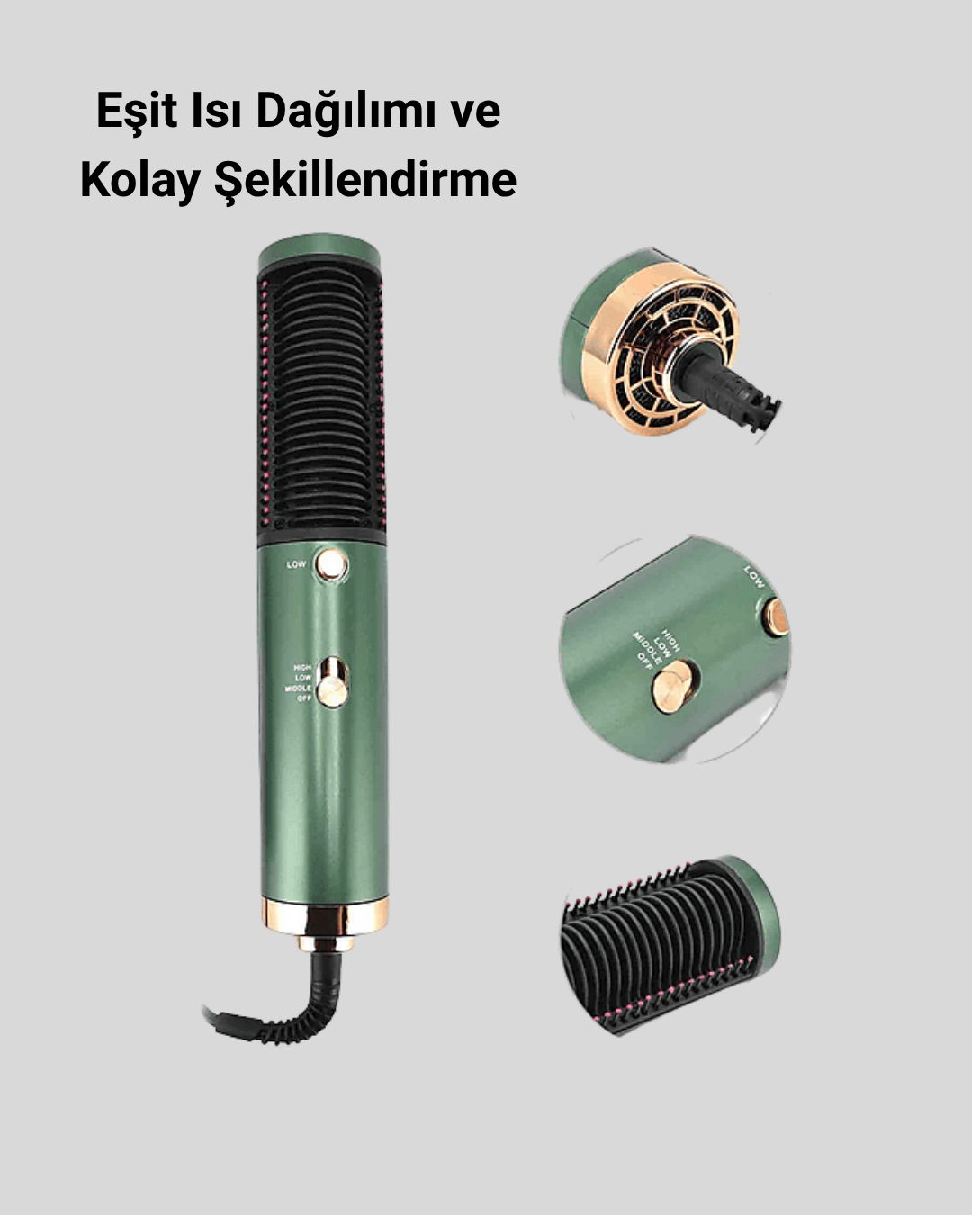 pürüzsüz ve parlak bir görünüm elde etmenizi sağlar. İyon teknolojisi