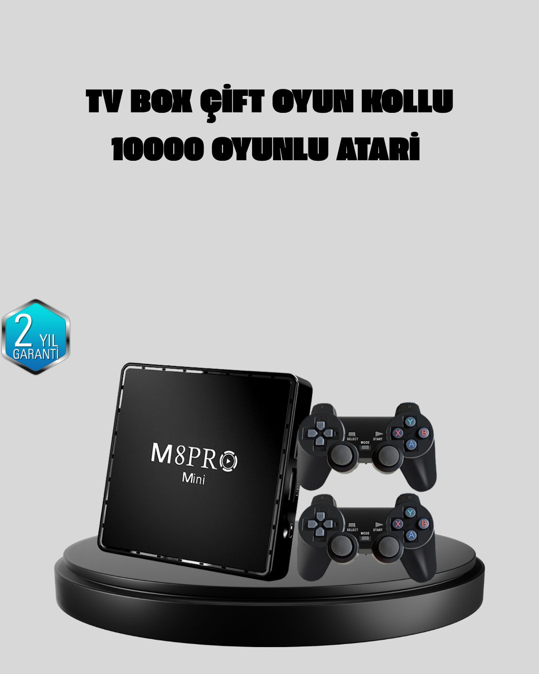 10K Ultra HD M8Pro Mini 2 – 64 GB Depolama Android 12 Oyun ve TV Deneyimi Bir Arada