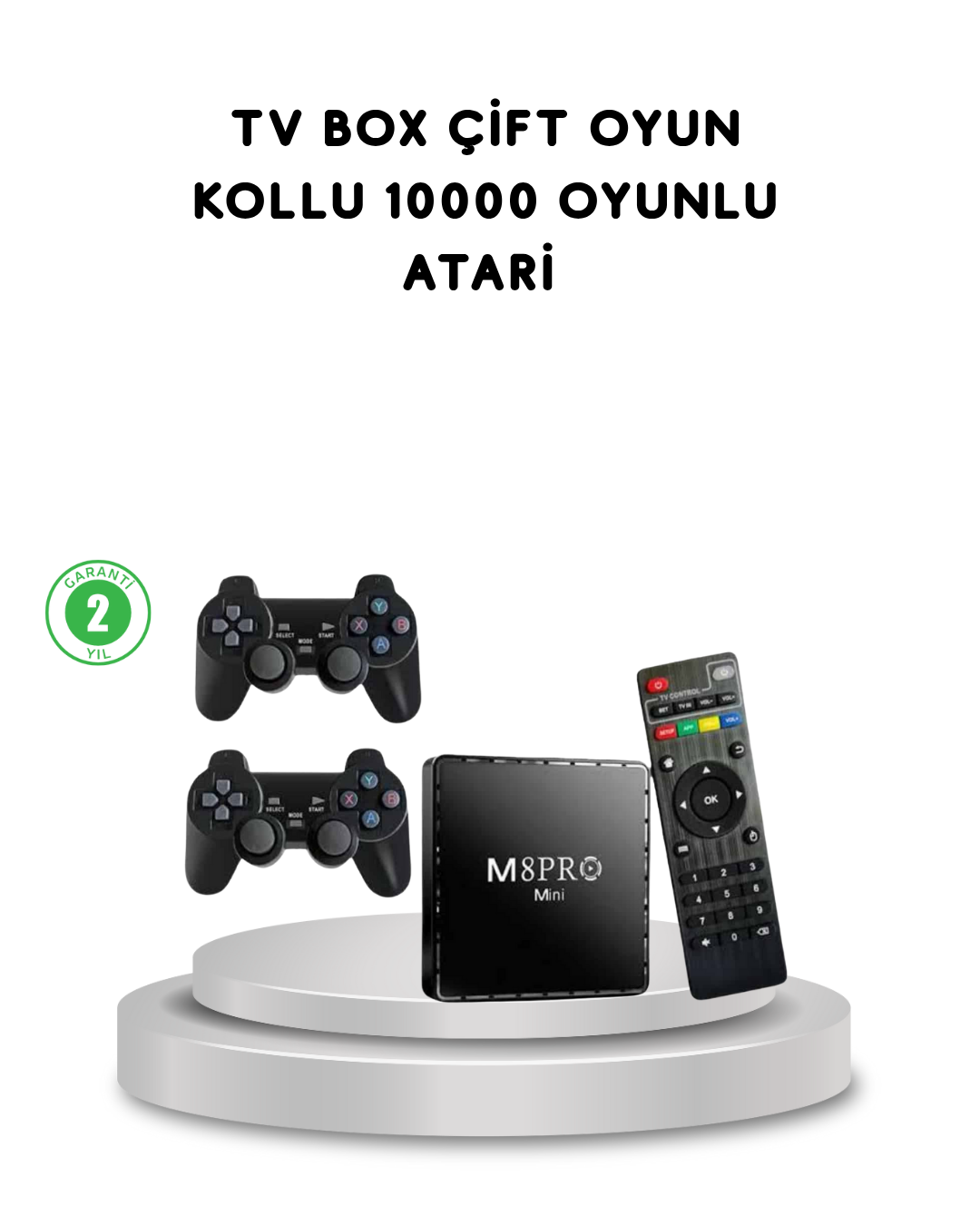 M8Pro Mini 2 Android 12 64 GB TV Box – 10K Ultra HD Görüntü & Oyun Keyfi