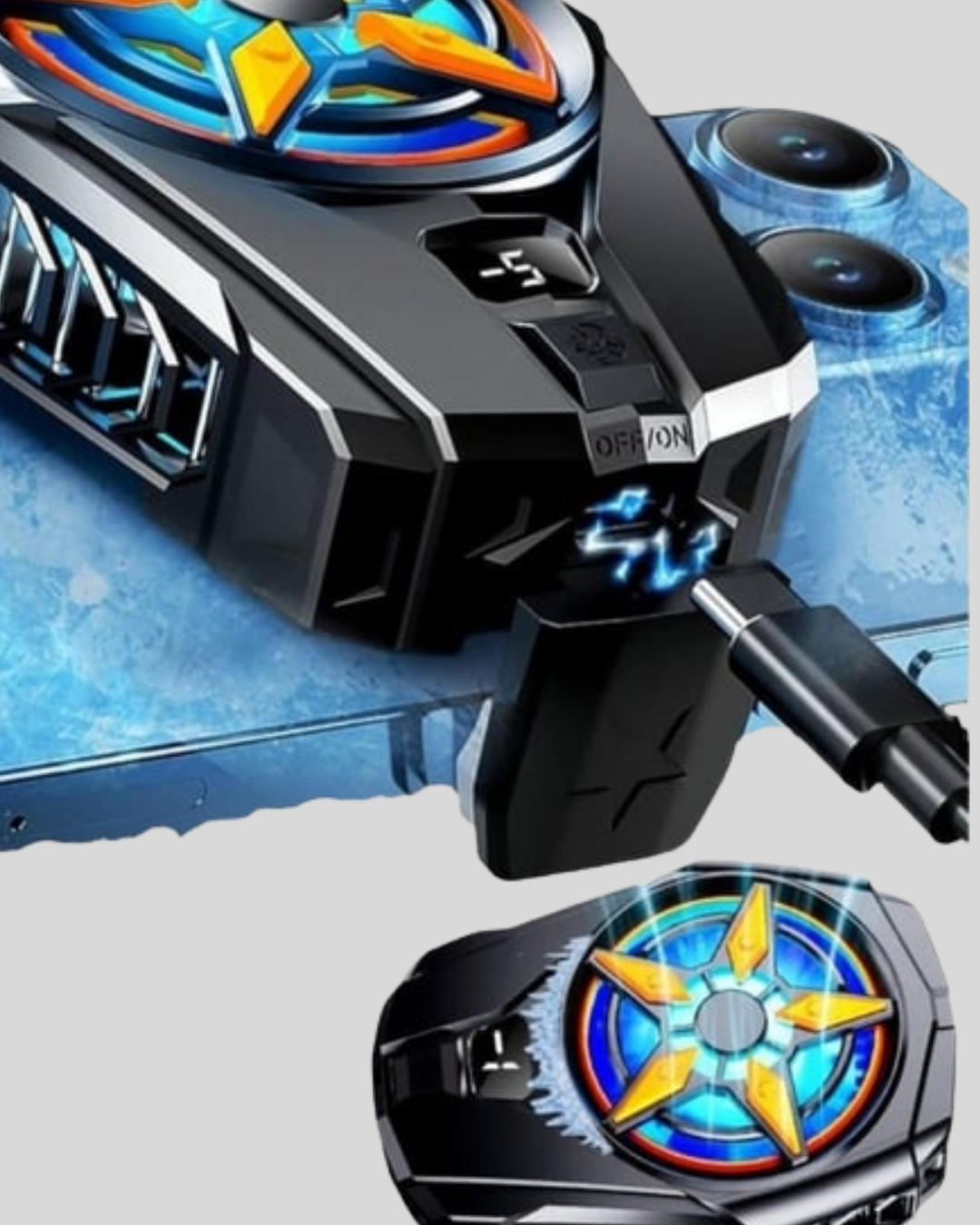 mobil oyuncuların vazgeçilmez aksesuarı olmaya aday! Cihazınızın yoğun kullanım sırasında ısınmasını önleyerek kesintisiz bir deneyim sunar. Güçlü fan motoru