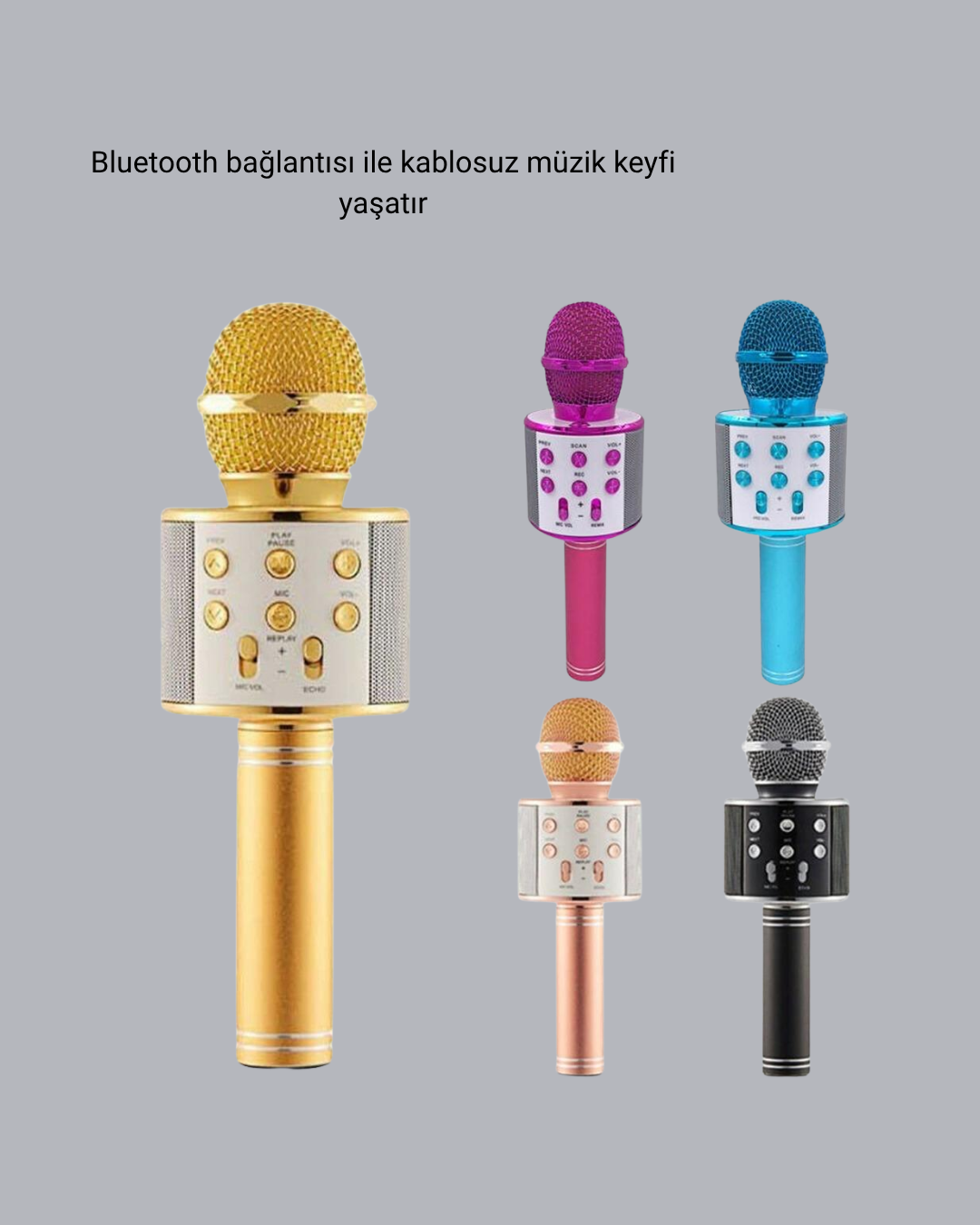 Evinizi bir konser alanına çevirmeye hazır olun! Bu Bluetooth karaoke mikrofon