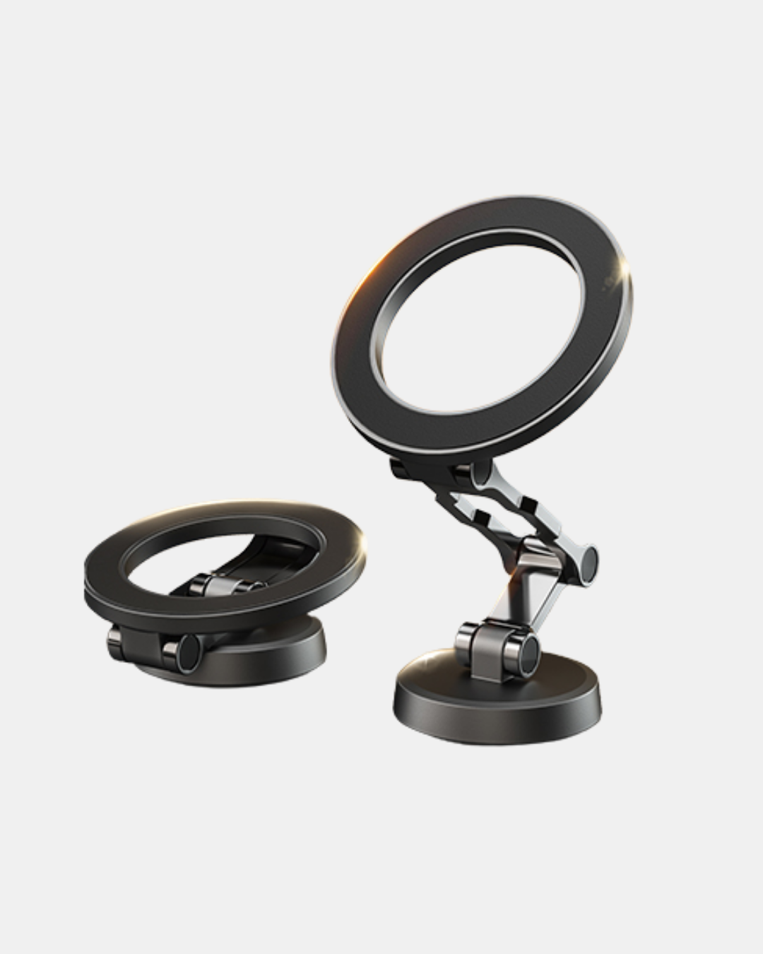 Sürüş sırasında telefonunuzu güvenli ve sabit tutmanın en modern yolu: Manyetik Katlanabilir Araç Telefon Tutucu. Yüksek güçlü mıknatısları sayesinde cihazınızı sağlam bir şekilde sabitler ve kayma riskini ortadan kaldırır.MagSafe uyumluluğu