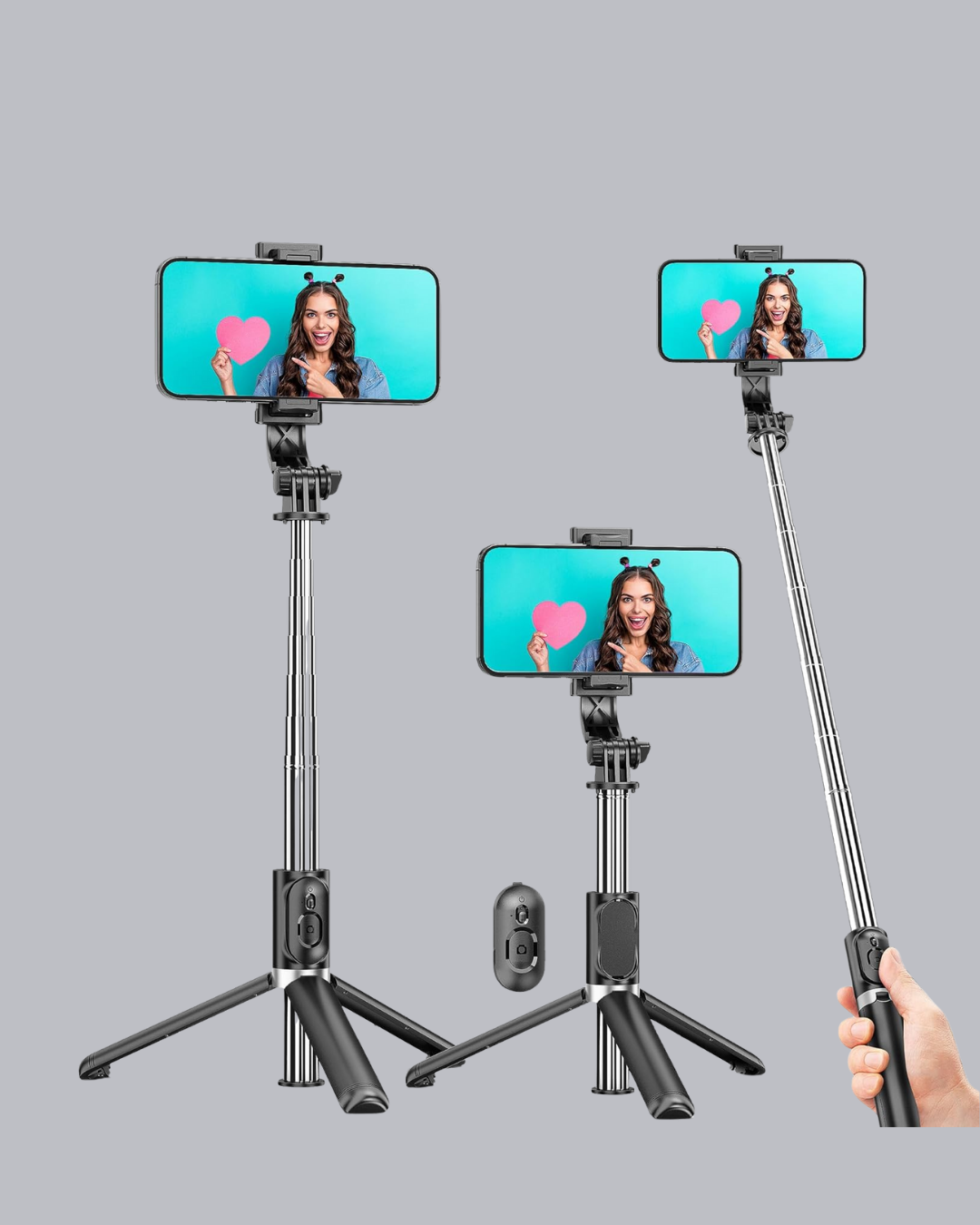 yüksek çözünürlüklü fotoğraflar ve videolar çekmenizi sağlayarak profesyonel kalitede sonuçlar sunar.Kablosuz Bluetooth bağlantı özelliği sayesinde telefonunuzu saniyeler içinde eşleştirebilir