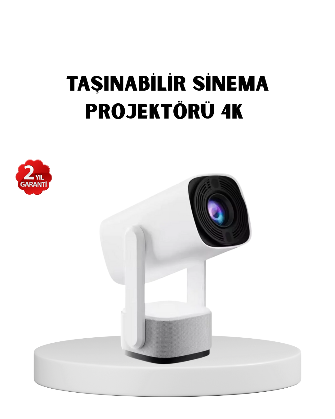 720p HD Projeksiyon Cihazı – Uzun Ömürlü Ampul Canlı Renkler ve Evde Sinema Keyfi