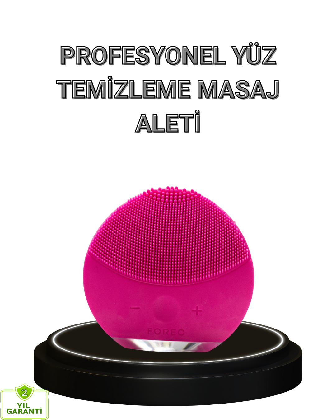 Çok İşlevli Şarjlı Yüz Temizleme ve Masaj Aleti – Derinlemesine Temizlik Cilt Yenileme ve Kan Dolaşımı Artırıcı