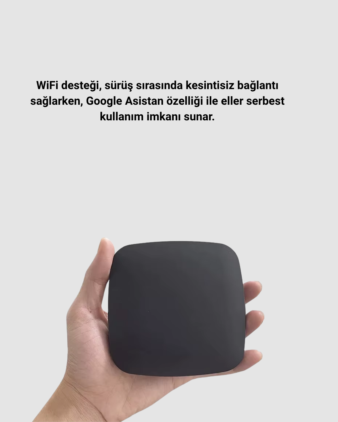 Sürüş deneyiminizi kablosuz konforla birleştirin! Android Auto Kablosuz Bağlantı Adaptörü 5.8GHz Hızlı WiFi ve Kompakt Tasarımlı