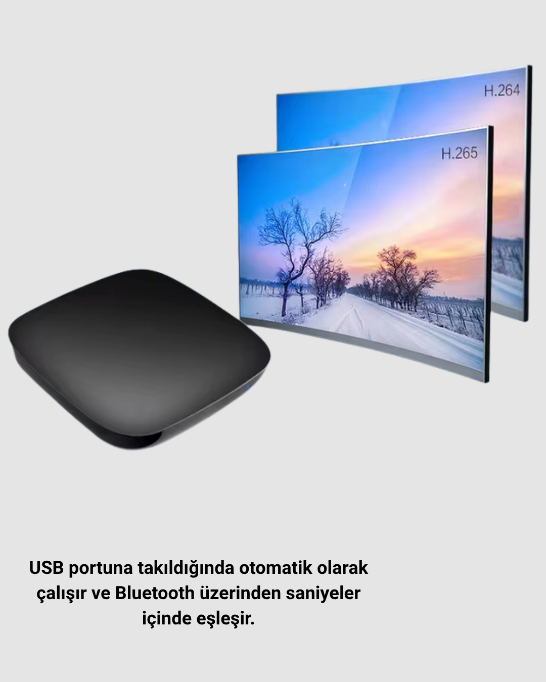 sürüş özgürlüğünü yaşayın! Android Auto Kablosuz Dönüştürücü Hızlı Eşleşme ve Sesli Asistan Destekli