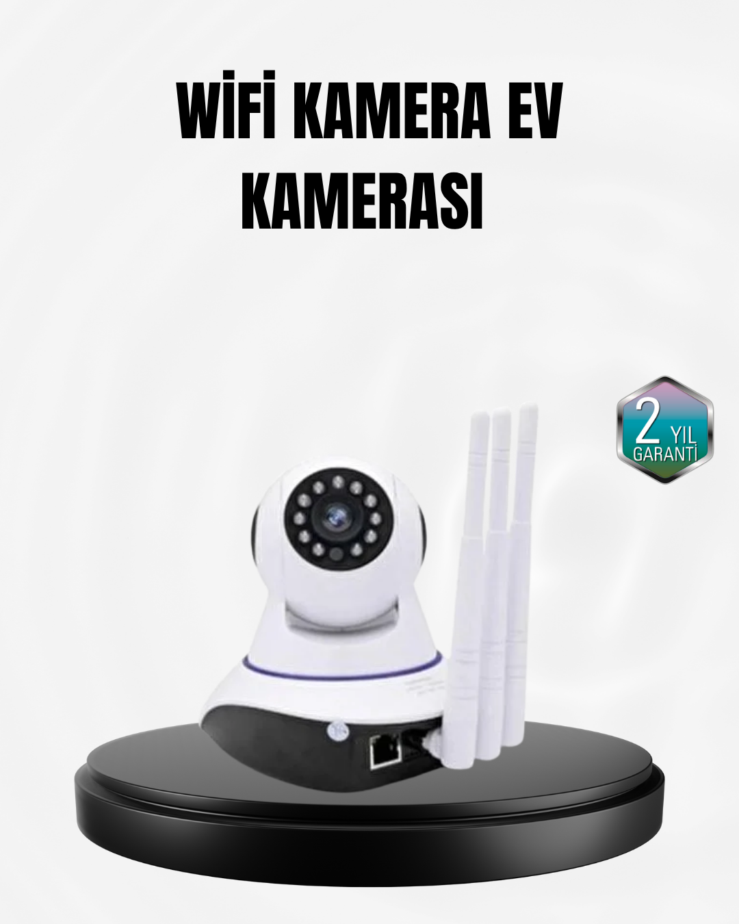 Akıllı IP Güvenlik Kamerası – 1080P HD Gece Görüşlü Hareket Algılamalı