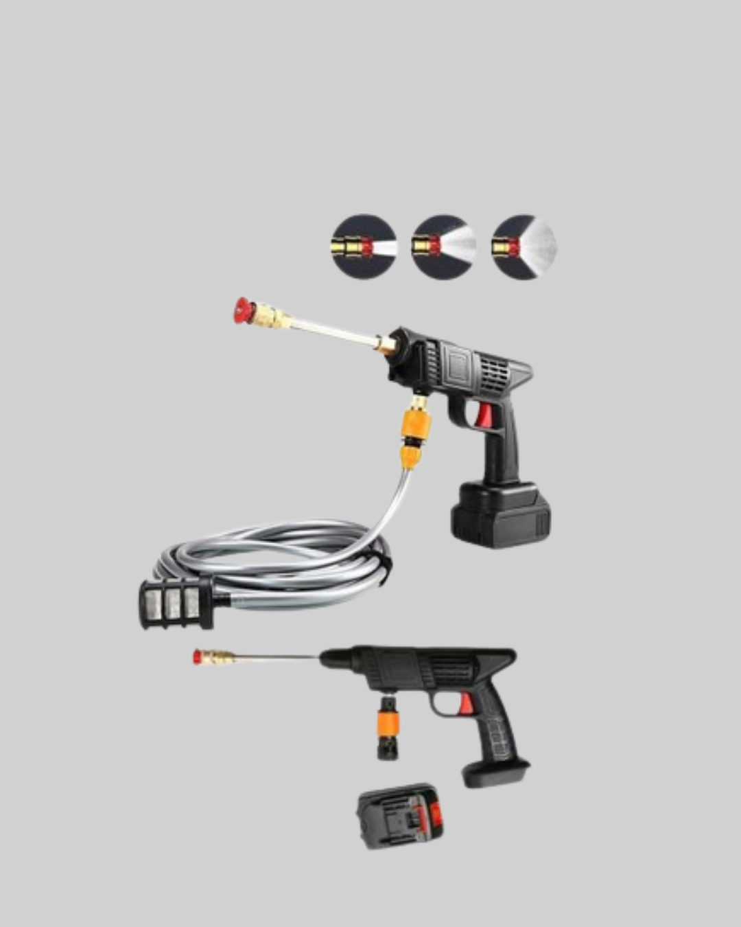 Her yerde profesyonel temizlik gücü! Taşınabilir Akülü Araba Yıkama Makinesi 1.7 MPa Basınçlı ve Ergonomik Tasarımlı