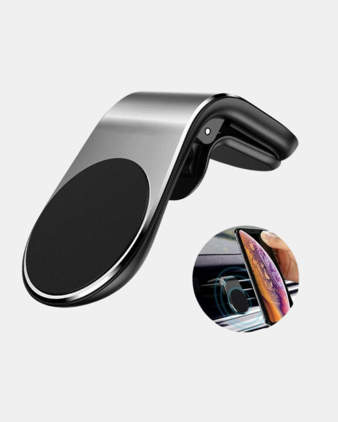 Sürüş sırasında maksimum konfor ve güvenlik arayanlar için ideal çözüm: Araç İçi Manyetik Telefon Tutucu Güçlü Klipsli ve 360 Derece Ayarlanabilir.Gelişmiş mıknatıs teknolojisi sayesinde telefonunuzu güçlü bir şekilde sabitler.Sarsıntılarda