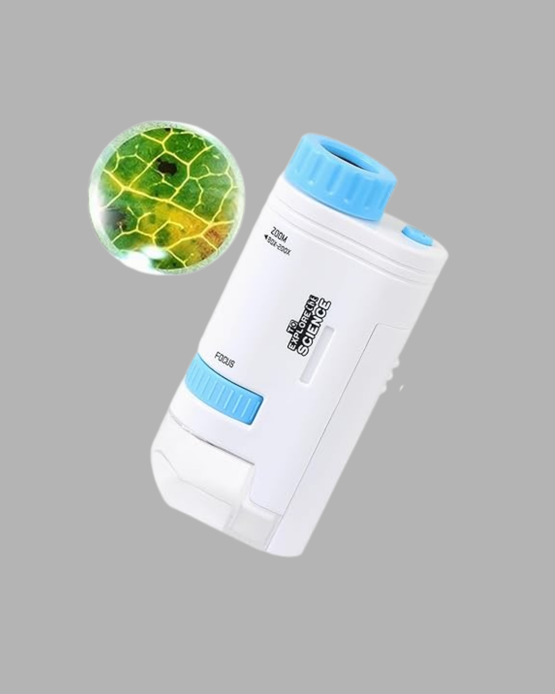 Bilim dünyasını keşfetmeyi seven çocuklar ve meraklı yetişkinler için tasarlanan Mini LED Mikroskop