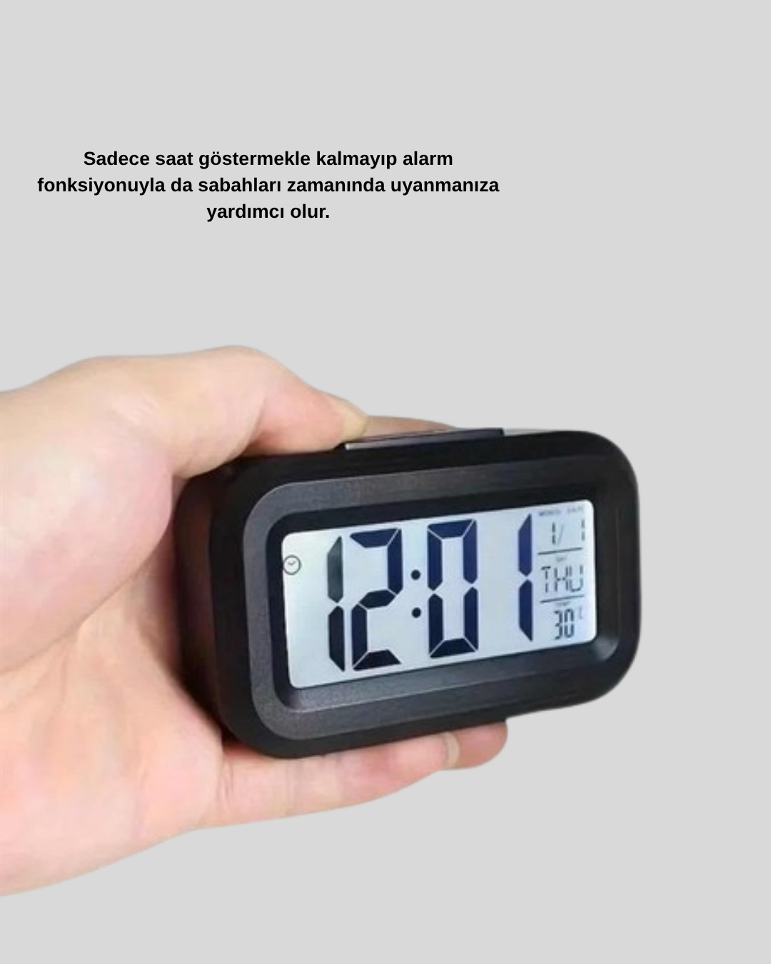 hem estetik hem de fonksiyonel özellikleriyle modern yaşam alanlarına pratiklik katar.Büyük dijital ekranı sayesinde zamanı