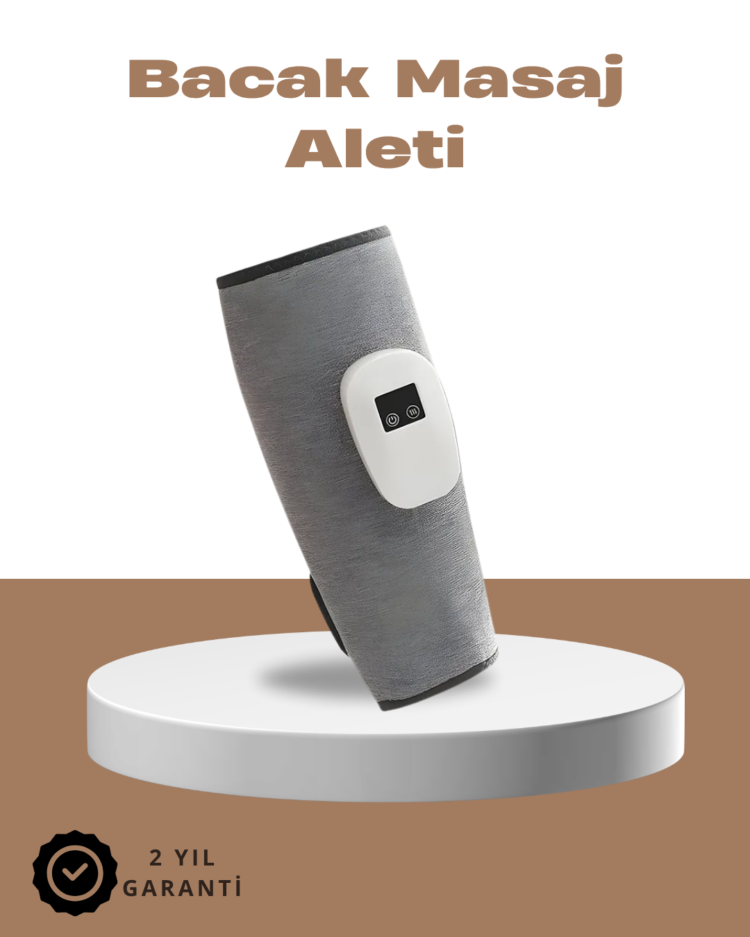 Kablosuz Titreşimli Baldır Masaj Aleti – Isıtmalı 3 Basınç Ayarlı Şarjlı ve Taşınabilir