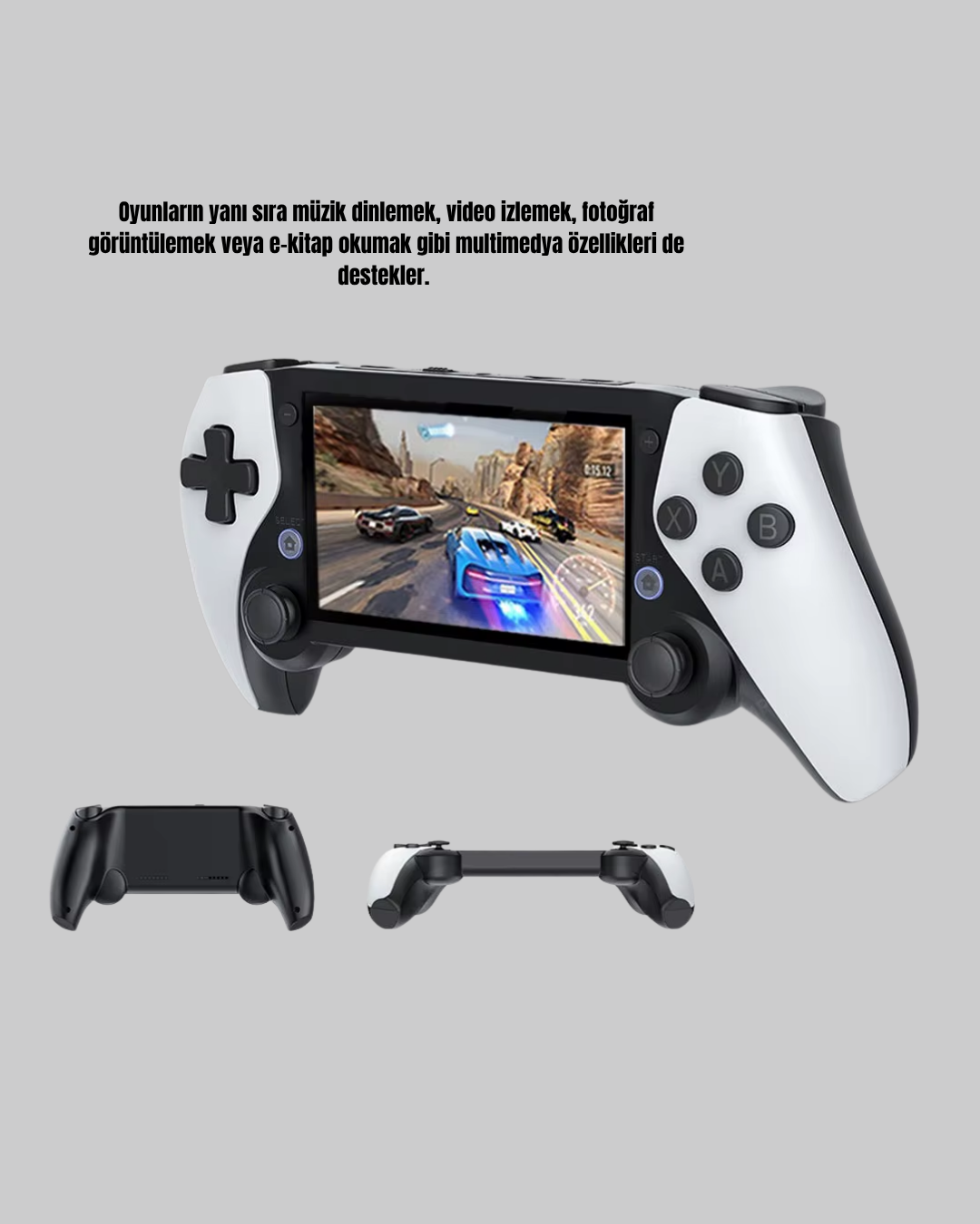 4.3 inçlik TFT ekranıyla yüksek görüntü kalitesi sunar. 480x272 çözünürlük ve 3D görüntü desteği