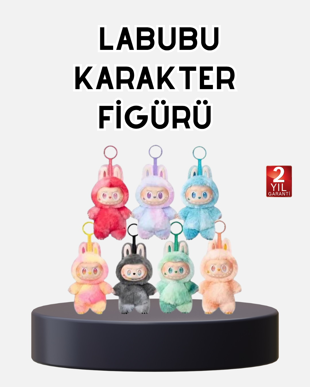 Labubu Koleksiyonluk Peluş Oyuncak – Yumuşak Kumaşlı Dekoratif Tasarım Hediyelik