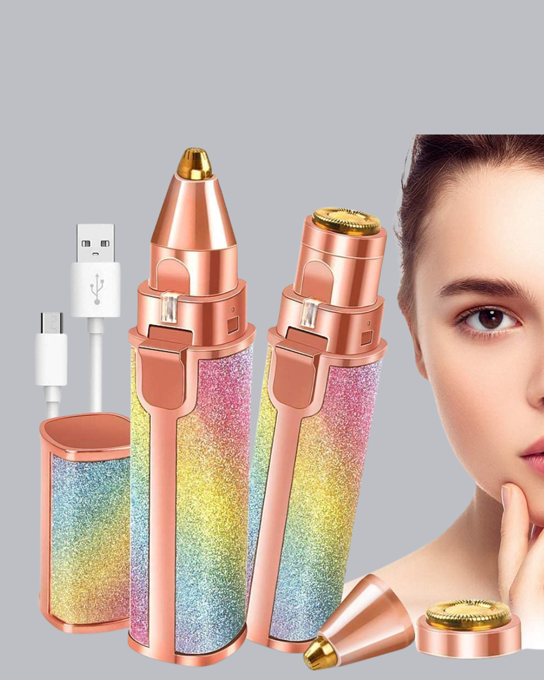 Bu şarjlı mini yüz ve kaş epilatörü