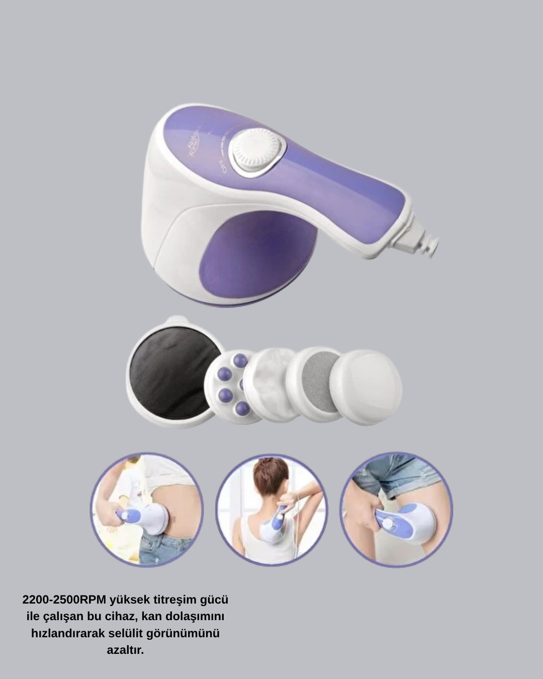 Profesyonel bakım merkezlerine gitmeden vücudunuzu şekillendirmek ister misiniz? Bu elektrikli masaj aleti