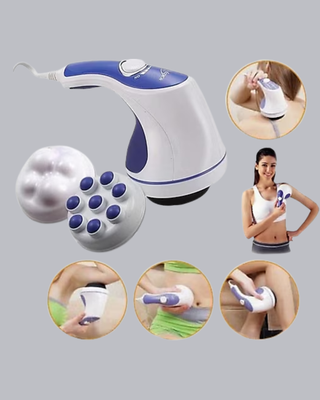 2200-2500 RPM arasında değişen yüksek titreşim gücüyle çalışarak kan dolaşımını hızlandırır