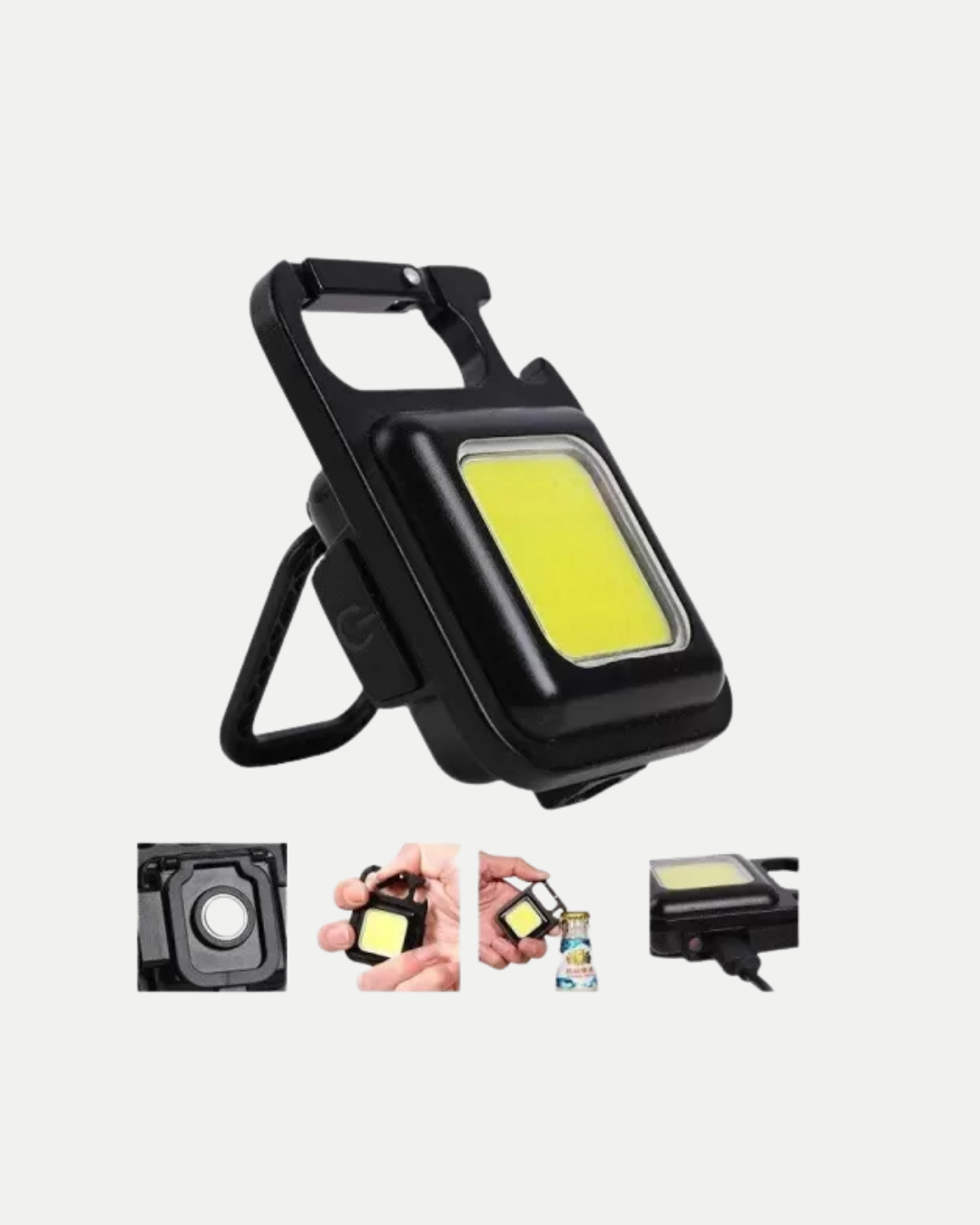 Karanlıkta hiçbir detayı kaçırmayın! Bu COB LED mini anahtarlık fener