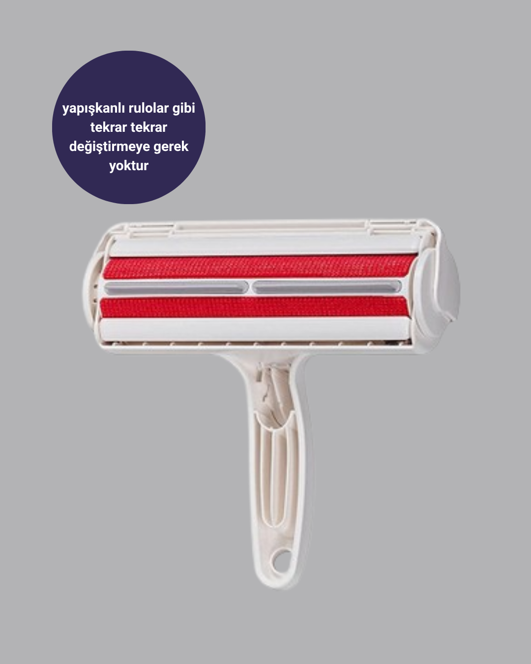 evinizdeki tüy ve toz sorununu hızlı ve zahmetsiz bir şekilde çözmek için özel olarak tasarlanmış çok yönlü bir temizlik aparatıdır. Kedi ve köpek gibi evcil hayvanlarınızdan dökülen tüyleri toplamak için geliştirilmiş olsa da