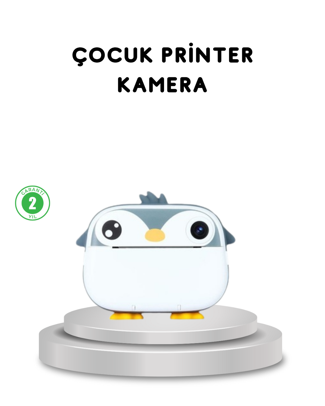 Çocuk Fotoğraf Makinesi Termal Baskılı Anında Çıktı HD Video Kayıtlı