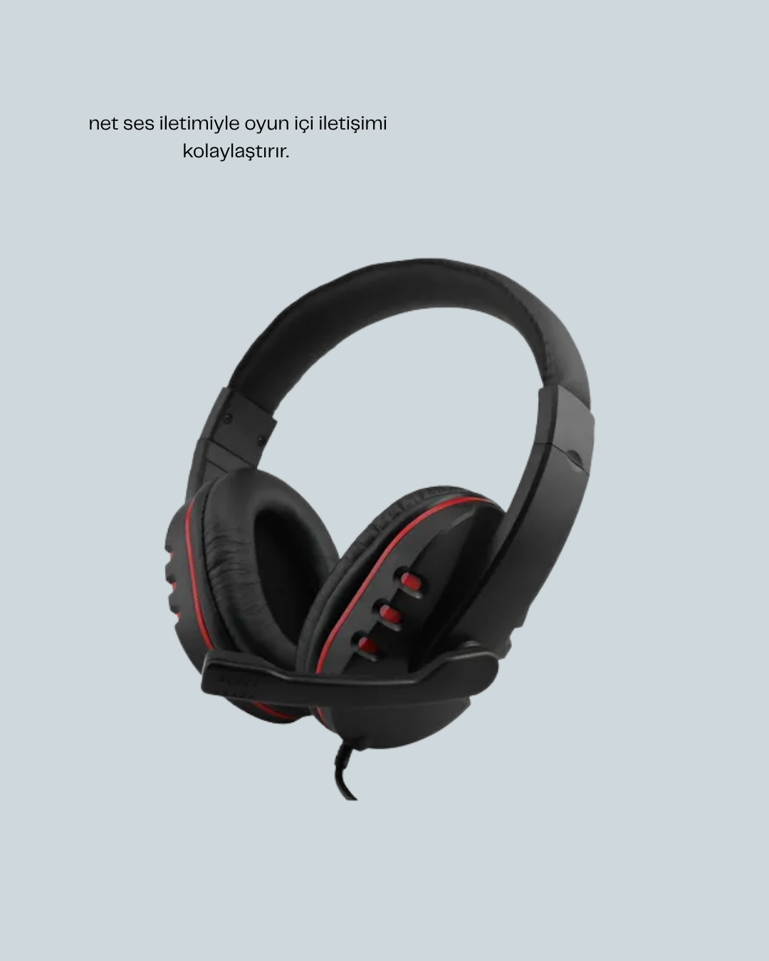 Bu kırmızı oyuncu kulaklığı