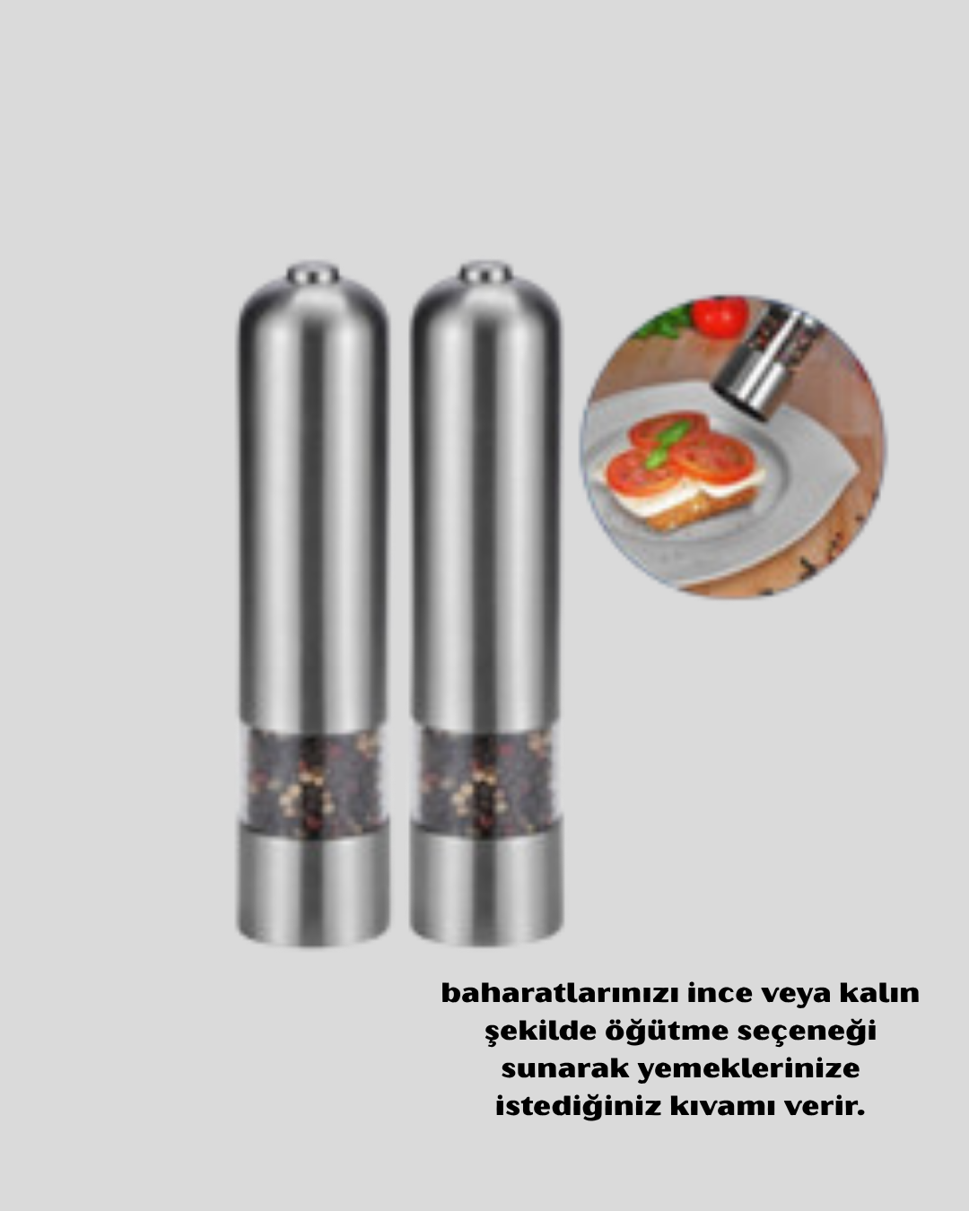 modern tasarımıyla hem göze hitap eder hem de yüksek performansıyla fark yaratır. Paslanmaz çelik gövde