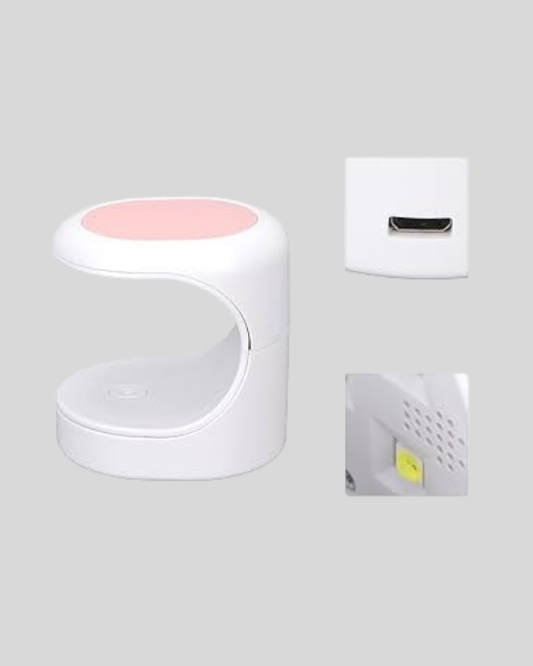 küçük boyutu ve yüksek verimliliği ile tırnak bakımını her ortamda kolaylaştırır. 16 watt gücündeki LED ışıkları