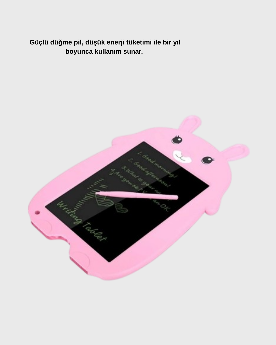 Çocukların yaratıcılığını geliştirmek ve öğrenme süreçlerini daha eğlenceli hale getirmek için tasarlanan bu esnek LCD yazı tableti