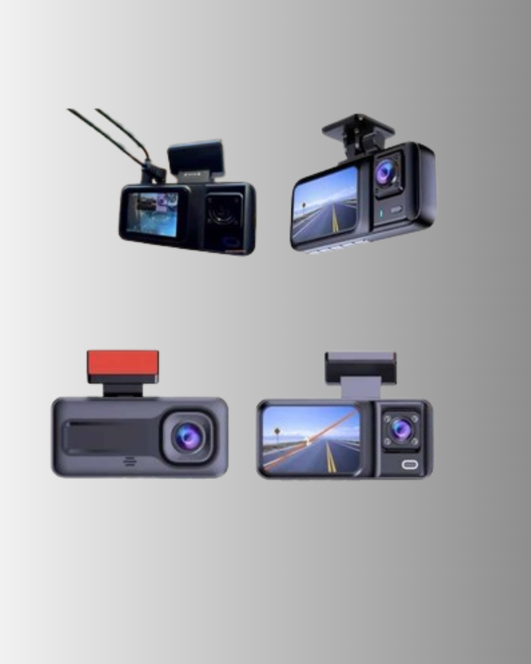 güvenliği profesyonel bir seviyeye taşıyarak hem kişisel hem ticari araçlar için eksiksiz bir çözüm sunar. Full HD 1080p çözünürlükte kayıt yapan üç kamera