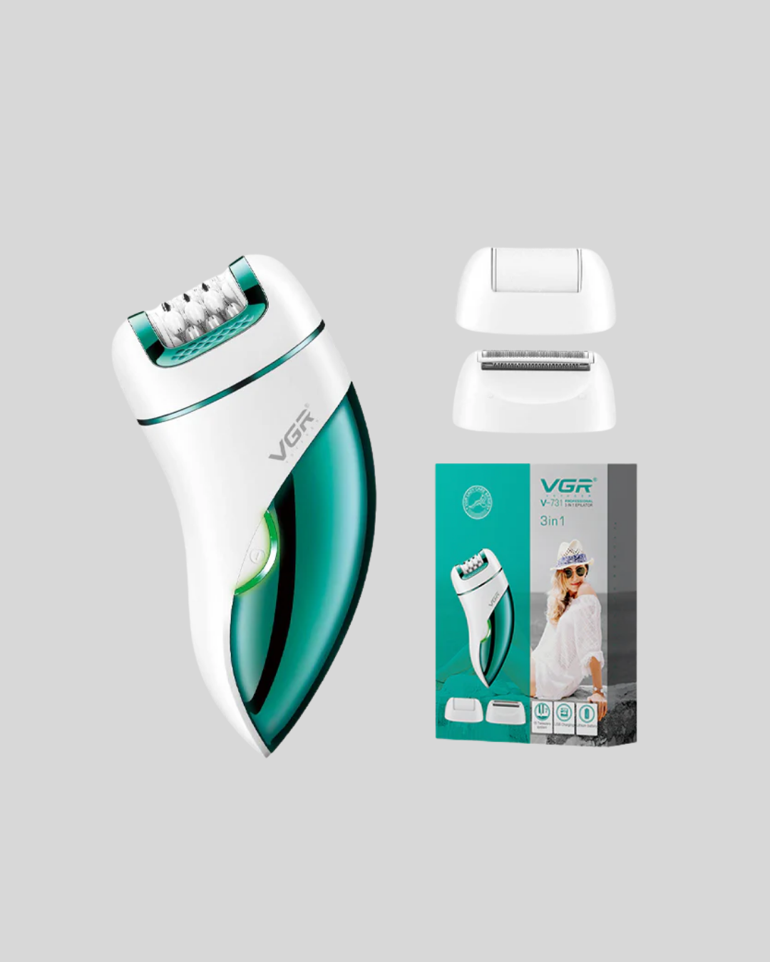 VGR markasının geliştirdiği bu 3 fonksiyonlu epilatör