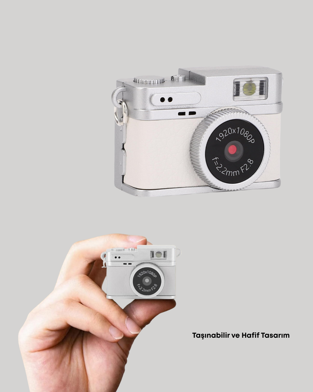 retro görünümü ve gelişmiş teknolojisiyle öne çıkar. Günlük yaşamda ani anları yakalamak isteyenler için tasarlanmıştır. Hafif gövdesi sayesinde tek elle kullanım kolaydır. Boyun askısı ve metal klips ile birlikte gelmesi