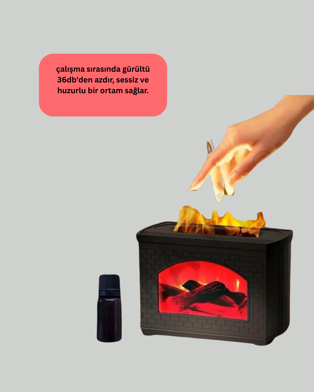 Ultrasonik aromaterapi nemlendirici