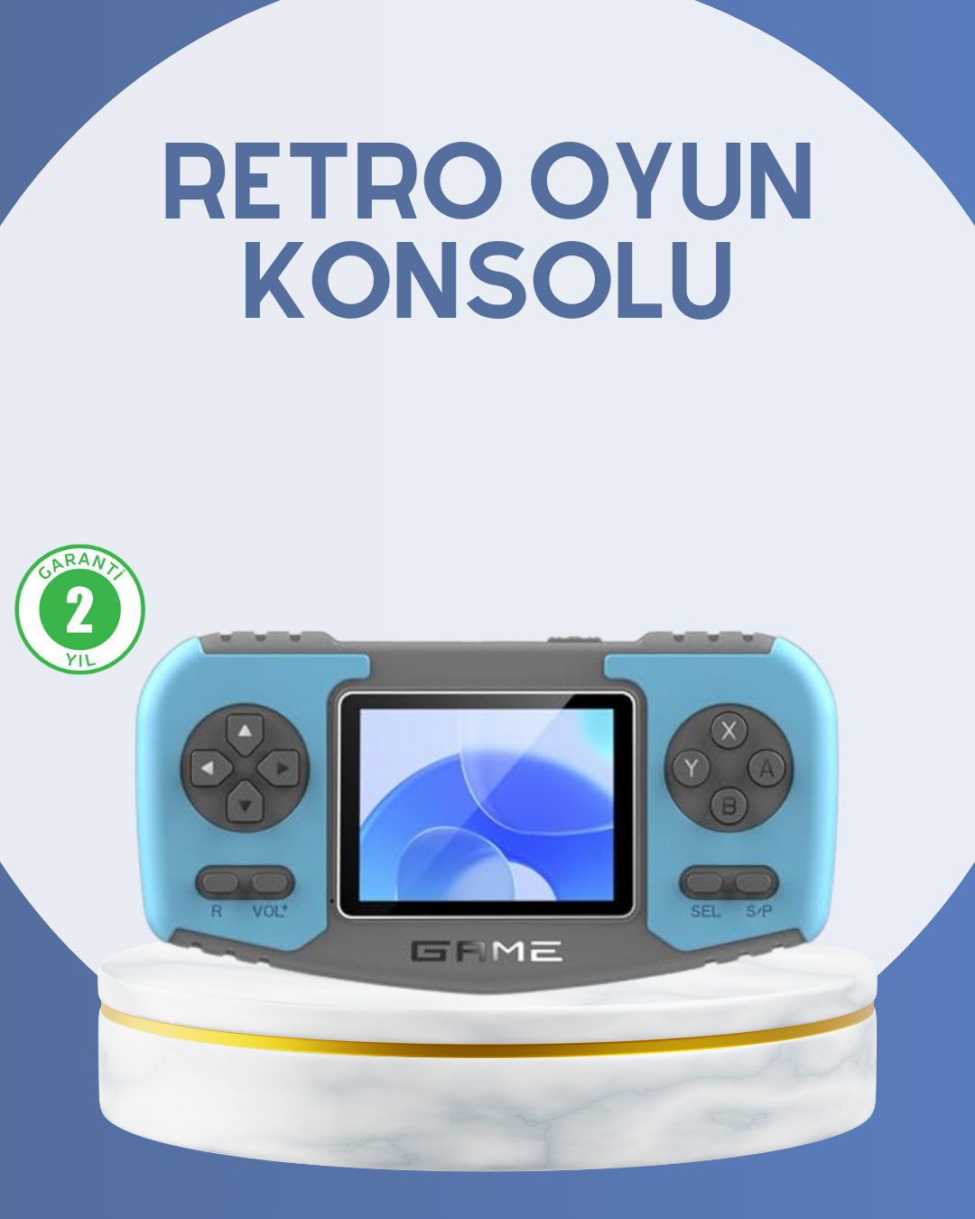 Çocuklara Özel Retro Oyun Konsolu Portatif Eğlence Cihazı