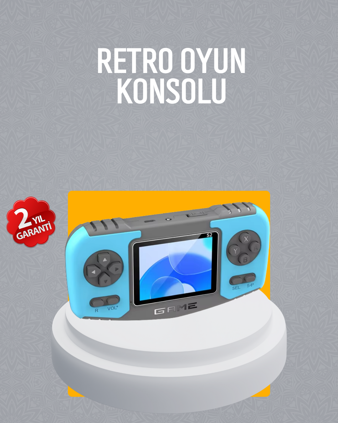 Mini Arcade Oyun Konsolu Hafif Taşınabilir Çocuk Hediyelik