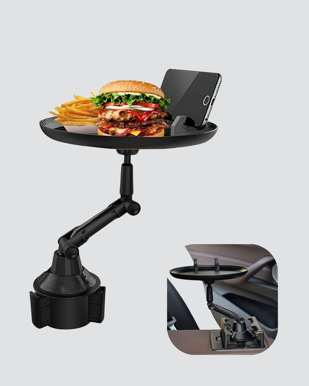 premium plastik malzemesi ve fonksiyonel yapısıyla dikkat çeker. 9 inç geniş yüzeyi yiyecekler