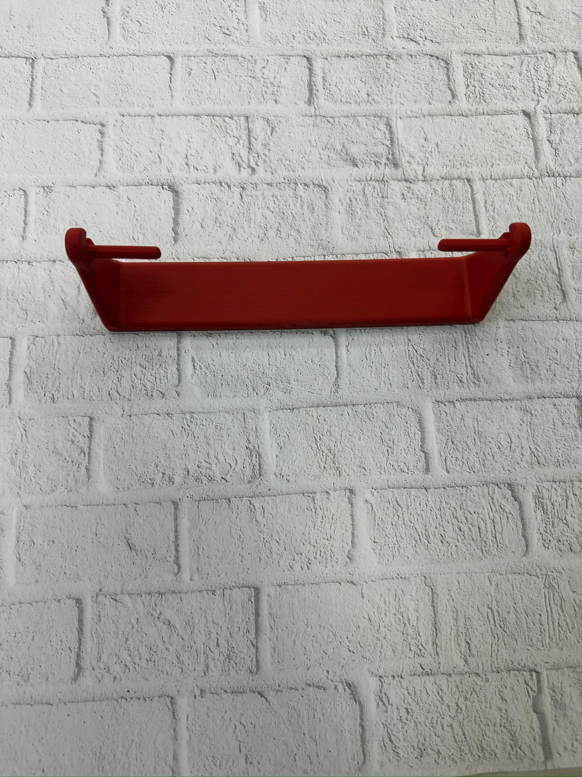 Kırmızı Peçete Tutucu Duvara Monte Pratik Kağıt Havlu Askısı